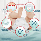 Pampers Harmonie Nappy Pants Size 6 Monthly Pack 132 Nappies 15kg+ Pull On Baby Diapers with 360 Comfort Fit and Plant Based Materials