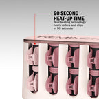 Remington PROluxe H9100 Heated Hair Rollers with OPTIheat Technology - 20 Velvet Flocked Rollers 25mm and 32mm - Fast 90 Second Heat Up - Very Good