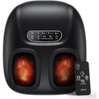 Renpho Portable Foot Massager With Heat Shiatsu 3D Kneading And Compression Electric Feet Massager With Remote Fits Up To UK Men Size 10 - Damaged Box