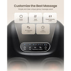 Renpho Portable Foot Massager With Heat Shiatsu 3D Kneading And Compression Electric Feet Massager With Remote Fits Up To UK Men Size 10 - Damaged Box