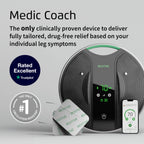 Revitive Medic Coach Smart Circulation Booster - Cordless Personalised Leg and Knee Pain Relief - App Controlled EMS Device - B08TBSVBTJ - Damaged Box