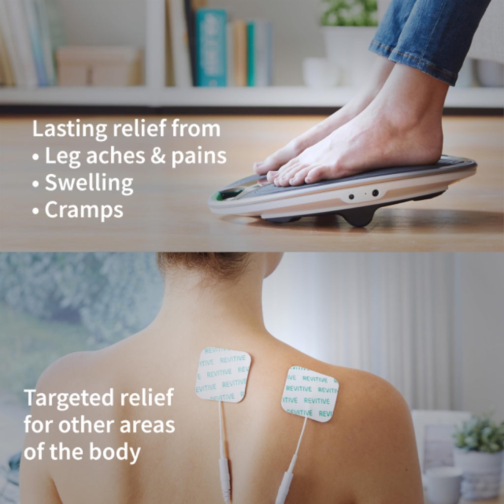 Revitive Medic Coach Smart Circulation Booster - Cordless Personalised Leg and Knee Pain Relief - App Controlled EMS Device - B08TBSVBTJ - Damaged Box