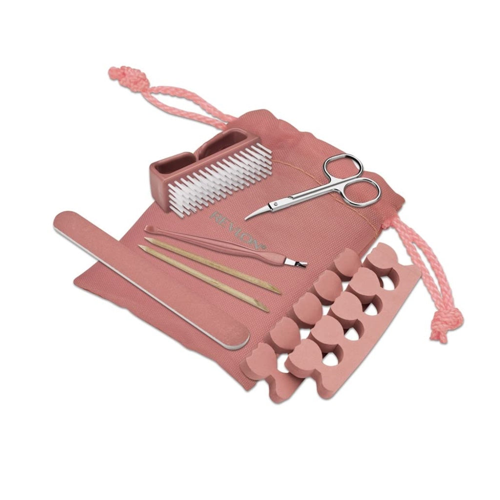 Revlon Pediprep Spa Foot Bath and Bubbling Massager RVFB7021P with Pedicure Attachment Set and Pumice Stone for Home Relaxation