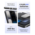 Renpho Smart Scales for Body Weight and Fat 8-Electrode Full Body Composition Analyzer MorphoScan Base High Accuracy Weighing Scale Large