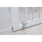 Safety 1st Secure Tech Simply Close Metal Gate White Pressure Fit Child Safety Barrier for Stairs and Doorways 73cm to 80cm - Very Good