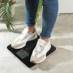 Salter 9049 BK3R Max Digital Bathroom Scales High Capacity 250kg Body Weight Scale with Supersize LCD Display Carpet Feet and Battery Black - Damaged Box