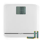 Salter 9049 BK3R Max Digital Bathroom Scales High Capacity 250kg Body Weight Scale with Supersize LCD Display Carpet Feet and Battery Black - Damaged Box