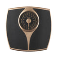 Salter Speedo Dial Mechanical Bathroom Scale - Analog Body Weight Scale No Batteries Required 136kg Capacity KG ST LBS Large Platform Gold - Damaged Box