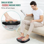 Snailax Foot Massager with Heat Shiatsu Deep Kneading Machine for Plantar Fasciitis Relief and Circulation Electric Foot Massage Device - Damaged Box