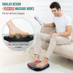 Snailax Foot Massager with Heat Shiatsu Deep Kneading Machine for Plantar Fasciitis Relief and Circulation Electric Foot Massage Device - Damaged Box