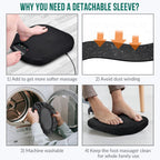 Snailax Foot Massager with Heat Shiatsu Deep Kneading Machine for Plantar Fasciitis Relief and Circulation Electric Foot Massage Device - Damaged Box