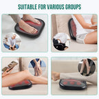 Snailax Foot Massager with Heat Shiatsu Deep Kneading Machine for Plantar Fasciitis Relief and Circulation Electric Foot Massage Device - Damaged Box