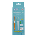 TePe Orthodontic Kit 10 Piece Set for Braces and Implants with Interdental Brushes and Orthodontic Wax Dental Plaque Removal Care Pack - Damaged Box