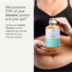 Symprove Liquid Live and Active Bacteria Probiotic Mango and Passionfruit Flavour Water-Based Vegan 12 x 500ml 12 Week Full Course Pack - BBE 12/2026