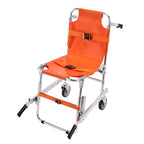 Vevor EMS Stair Chair 350lbs Capacity Foldable Aluminum Emergency Evacuation Wheelchair with 2 Wheels Portable Stair Lift for Elderly - Damaged Box