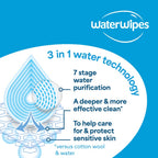 WaterWipes Sensitive Newborn Baby Wipes 1080 Count 18 Packs 99.9% Water Unscented Plastic Free Biodegradable Wet Wipes Bulk Buy Multipack - Damaged Box