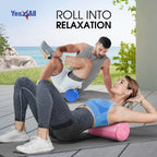Yes4All Foam Roller - Ultra Lightweight High Density EPP Muscle Roller 30/45/60/90 CM Long for Back, Legs, Workouts, Trigger Point Exercise, Gym, Pilates, Fitness, Yoga, Deep Tissue Muscle Massage - Like New