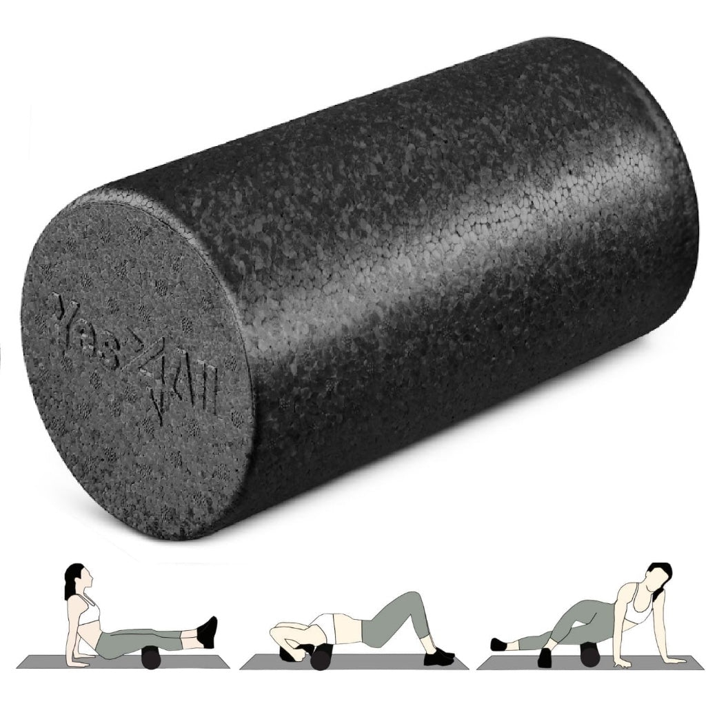 Yes4All Foam Roller - Ultra Lightweight High Density EPP Muscle Roller 30/45/60/90 CM Long for Back, Legs, Workouts, Trigger Point Exercise, Gym, Pilates, Fitness, Yoga, Deep Tissue Muscle Massage - Like New