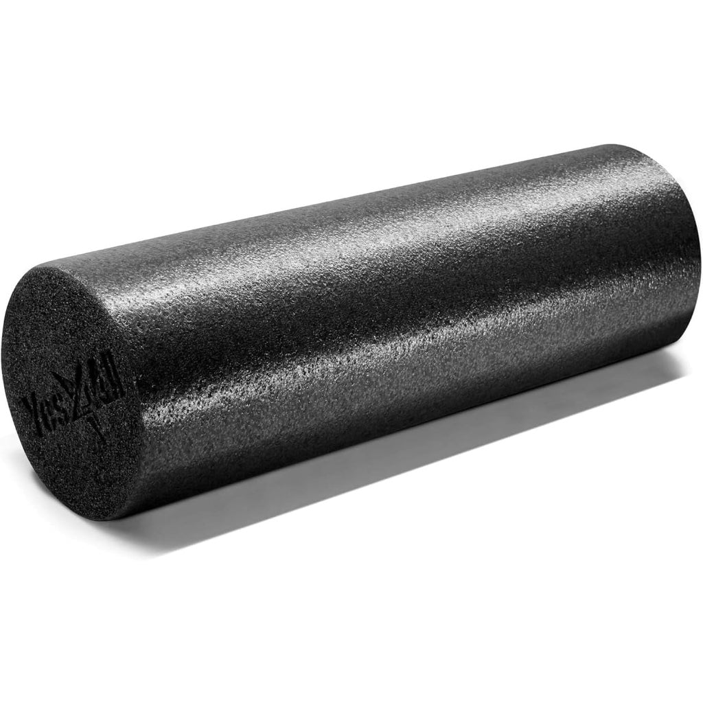 Yes4All Premium Medium Density Round PE Foam Roller for Physical Therapy - 18inch (Blue) KPQM - Damaged Box
