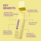BYOMA Milky Oil Cleanser (100ml) Hydrating Facial Cleanser with Skin Barrier Repair - Deeply Hydrated and Nourished Skin, No Oily Residue, Vegan - BBE 04/2027