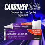 3X Lacrigel CARBOMER 0.2% - Eye Gel for Dry, Tired, and Red Eyes - Soothes Irritation, Reduces Soreness - 24x7 Day and Night Protection - Safe and Premium Formulation - Sterile Pack of 10g (Pack 3)