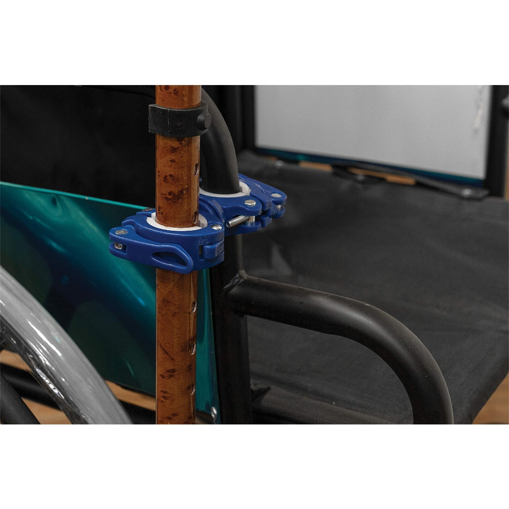 Aidapt Adjustable Walking Stick Cane and Crutch Holder for use with Most Wheelchairs and Frame Based Walking Aids - Damaged Box