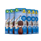 Air Wick Essential Mist Refills, Linen & White Orchid, Pack 6 x 20ml, Natural Essential Oils, Last up to 270 days, Air freshener