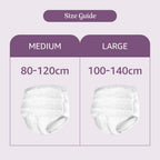 Amazon Basic Care Lady Pants Plus Medium - 40 Count (4 Packs of 10), White