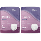 Amazon Basic Care Lady Pants Plus Medium - 40 Count (4 Packs of 10), White