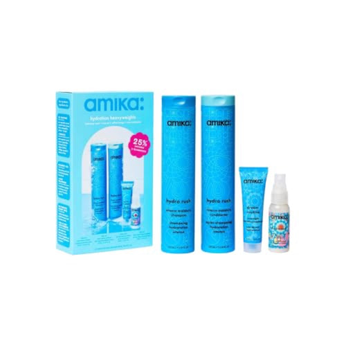 Amika Hydration Heavyweights Hydrating Wash + Care Set (4 Count)