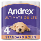 Andrex Ultimate Quilt Toilet Roll - 24 Toilet Rolls, 3-Ply, Bulk Buy, Soft, Thick Sheets, FSC Certified