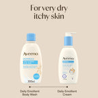 Aveeno Dermexa Daily Emollient Body Wash, Gently cleanses and Soothes, For Very Dry Itchy Also Eczema Prone Skin, 300 ml(Packaging may vary)