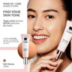 Avon Serum Foundation 30ml, SPF 30, Serum Infused Formula for Light-Medium Coverage, Locks in Moisture, Cruelty Free, Soft Honey
