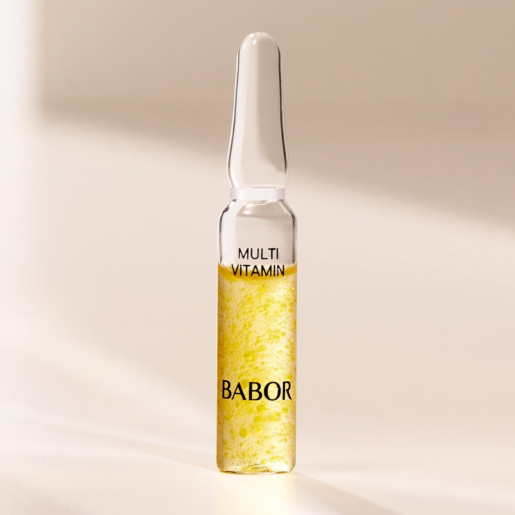 BABOR Multi Vitamin Serum Ampoules for the Face, with Vitamin E to Strengthen the Skin Barrier, 7 x 2 ml Concentrated Ampoules