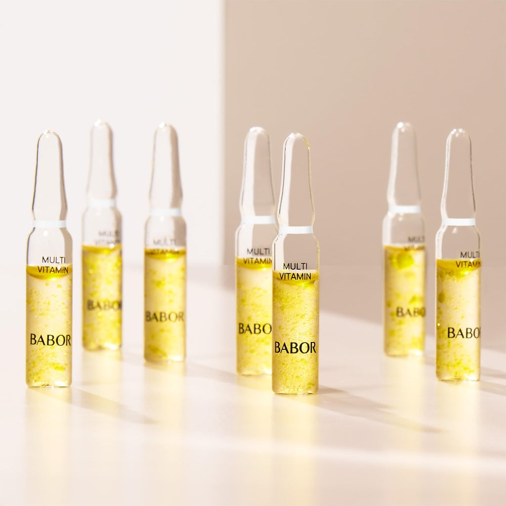 BABOR Multi Vitamin Serum Ampoules for the Face, with Vitamin E to Strengthen the Skin Barrier, 7 x 2 ml Concentrated Ampoules