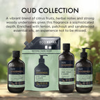 Baylis & Harding Goodness Oud, Cedar and Amber Body Wash, 500 ml (Pack of 3) - Vegan Friendly