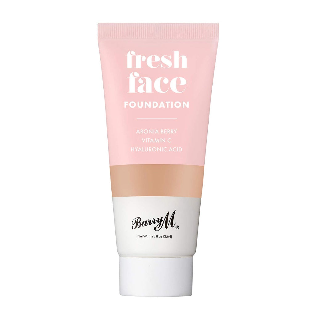 Barry M Cosmetics Fresh Face Lightweight Liquid Foundation Infused With Hyaluronic Acid And Vitamin C, Shade 6