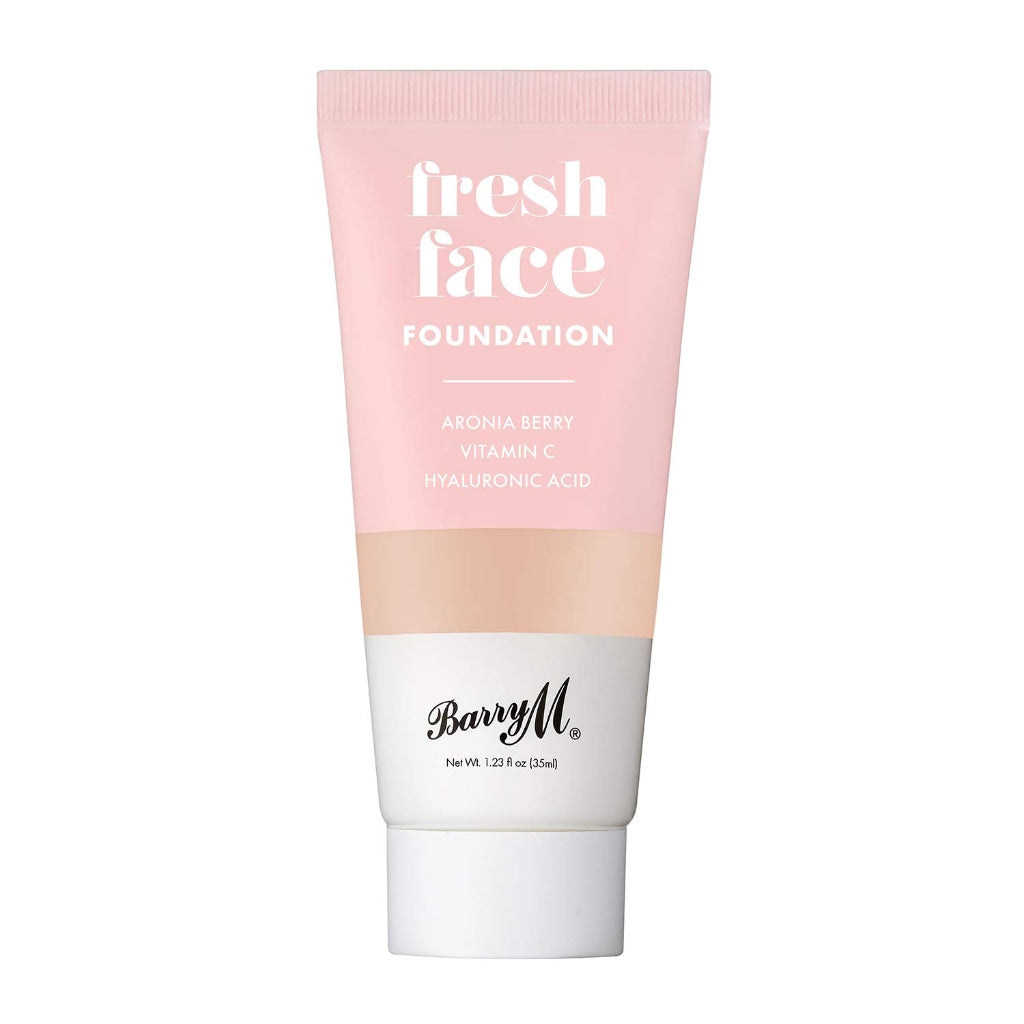 M Cosmetics Fresh Face Lightweight Liquid Foundation Infused Hyaluronic Acid Vitamin C Shade 6