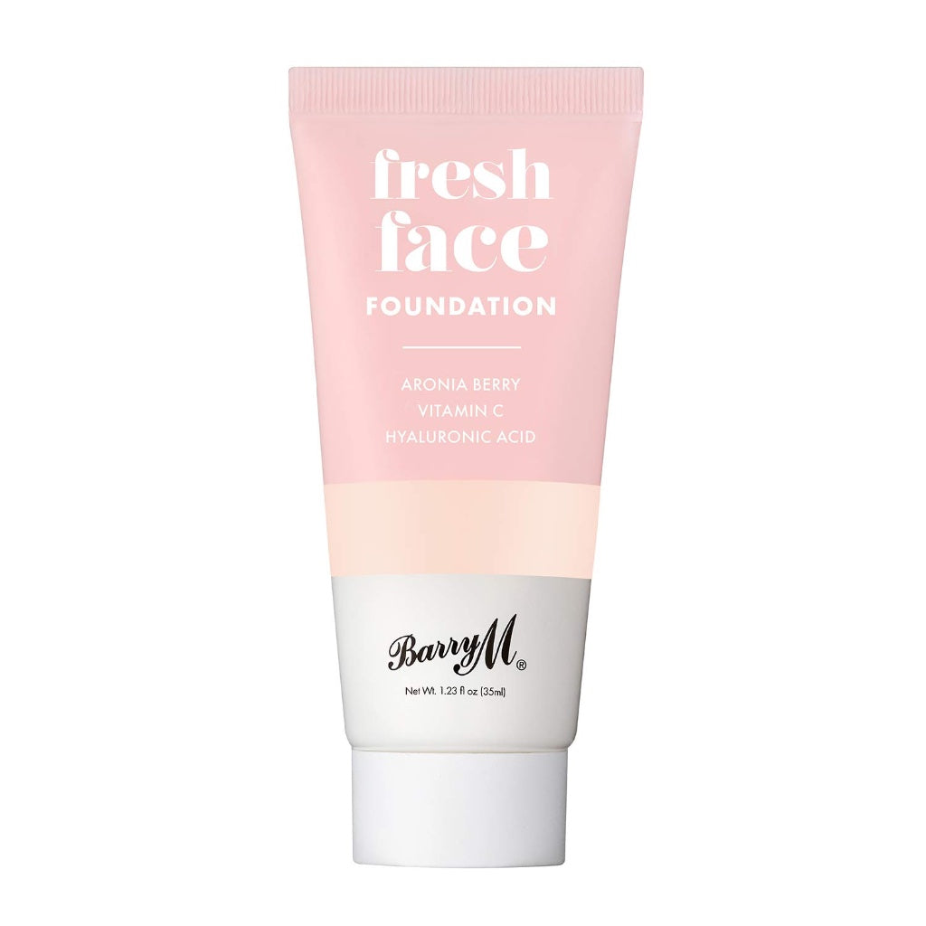 Barry M Cosmetics Fresh Face Lightweight Liquid Foundation Infused With Hyaluronic Acid And Vitamin C, Shade 6