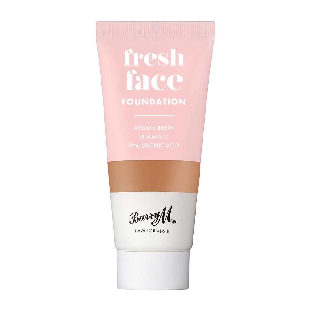 Barry M Cosmetics Fresh Face Lightweight Liquid Foundation Infused With Hyaluronic Acid And Vitamin C, Shade 6