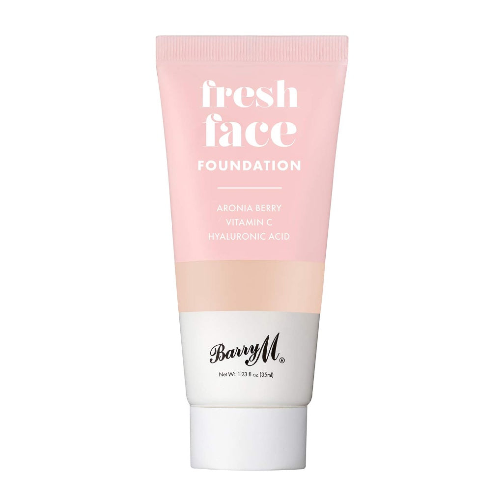 Barry M Cosmetics Fresh Face Lightweight Liquid Foundation Infused With Hyaluronic Acid And Vitamin C, Shade 6