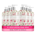 Baylis & Harding Royale Garden Peach Peony & Jasmine Hand Wash 500ml,pack of 6