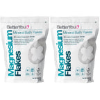 BetterYou Magnesium Original Bath Flakes, Natural Source of Zechstein Magnesium, Mineral Bath Flakes, Cleansing Bath Salts, Vegan & Palm-Oil Free, 1kg