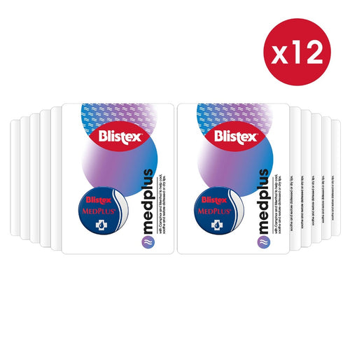 Blistex MedPlus Lip Balm Jar, Helps Soothe Dry and Chapped Lips, Multipack 7g x 5