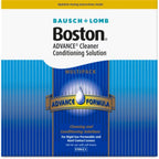 Boston Advance Cleaner Conditioning Solutions Multipack - 3X 30ml Cleaner, 3X 120ml Conditioning Solution, Contact Lens Solution for Rigid Gas Permeable & Hard Contact Lenses, 1x Lens Case Included