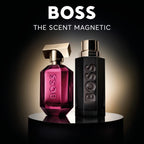 BOSS The Scent Magnetic - Eau de Parfum for Him - Ambery & Fruity Fragrance with Notes of Maninka Fruit, Bran Absolute and Vanilla - High Longevity - 100ml - Damaged Box