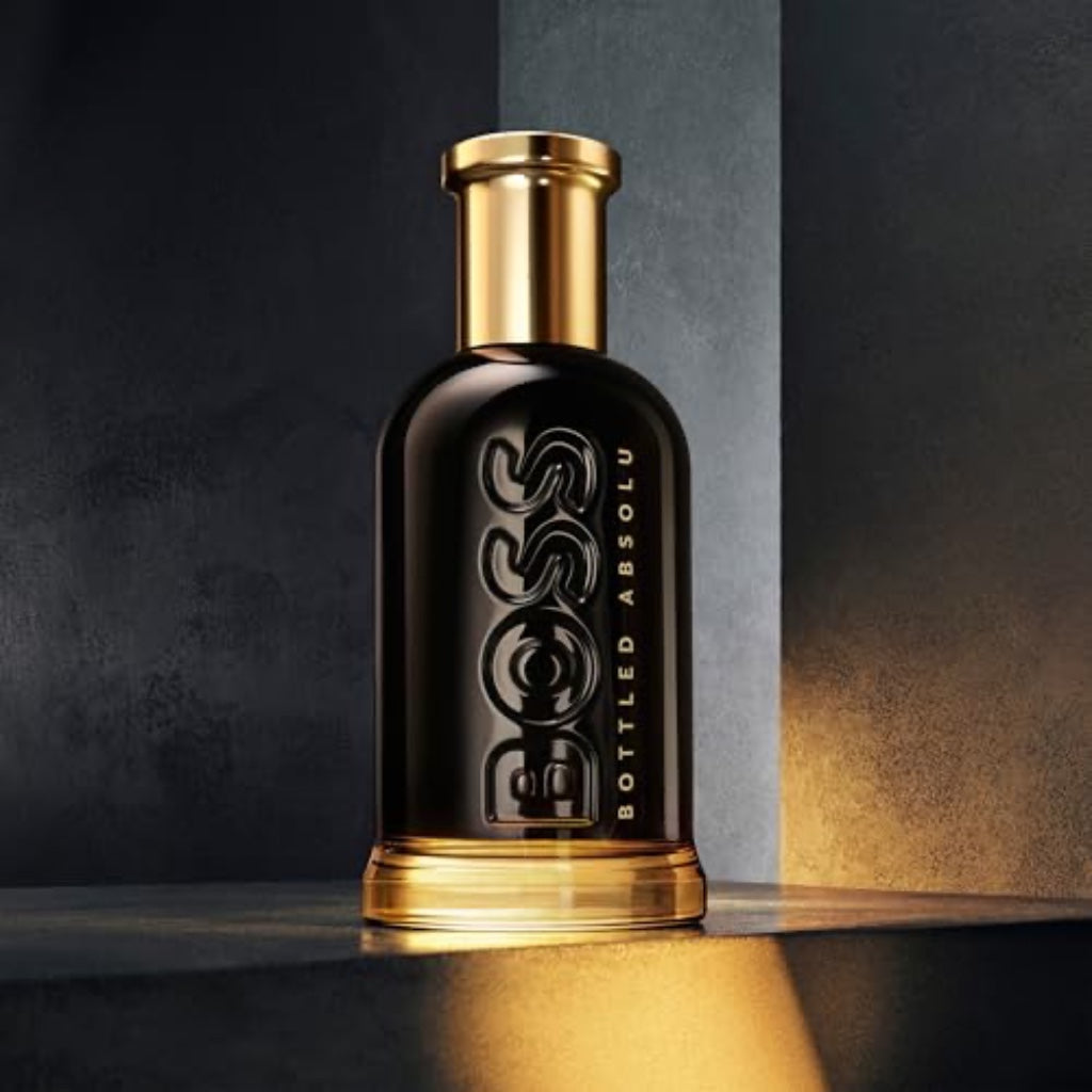 BOSS Bottled Absolu Parfum Intense, Men's Perfume, Woody and Leathery Aroma, Highly Concentrated Fragrance, 100ml