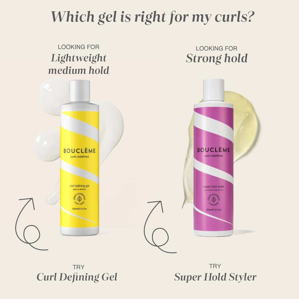Boucl`eme - Super Hold Styler - Curl Enhancing Hair Styling Gel - 99% Naturally Derived Ingredients and Vegan - 300ml