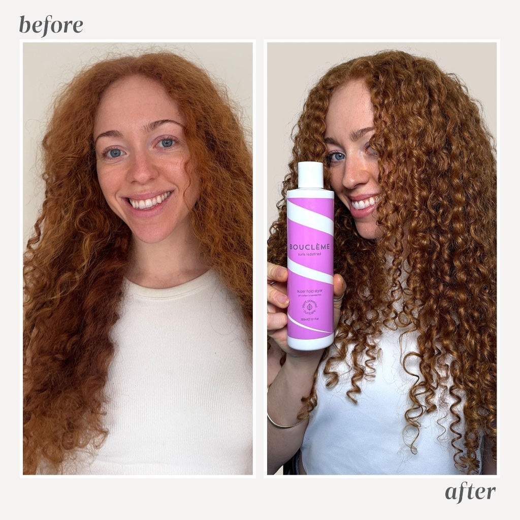 Boucl`eme - Super Hold Styler - Curl Enhancing Hair Styling Gel - 99% Naturally Derived Ingredients and Vegan - 300ml