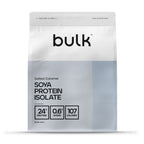 Bulk Soya Protein Isolate Powder, Vegan Protein Shake, Salted Caramel, 1 kg - BBE 09/2027